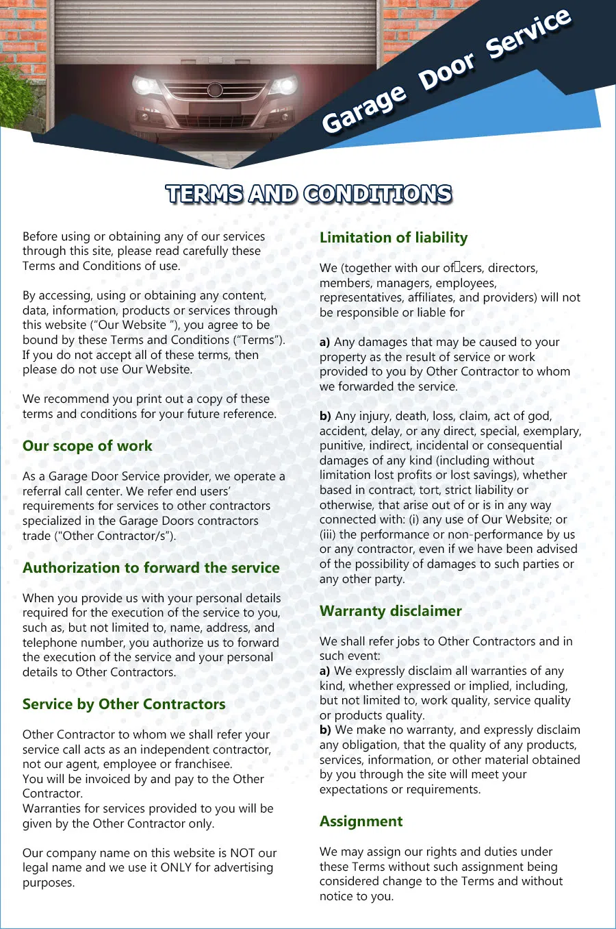 Eagle Garage Door Service McLean, VA 571-421-2543